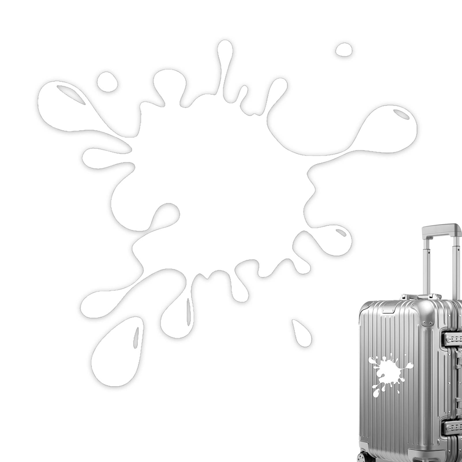 

Splatter Car Decal, Wall Splatter Decal | Drop Ink Reflective Car ink белый