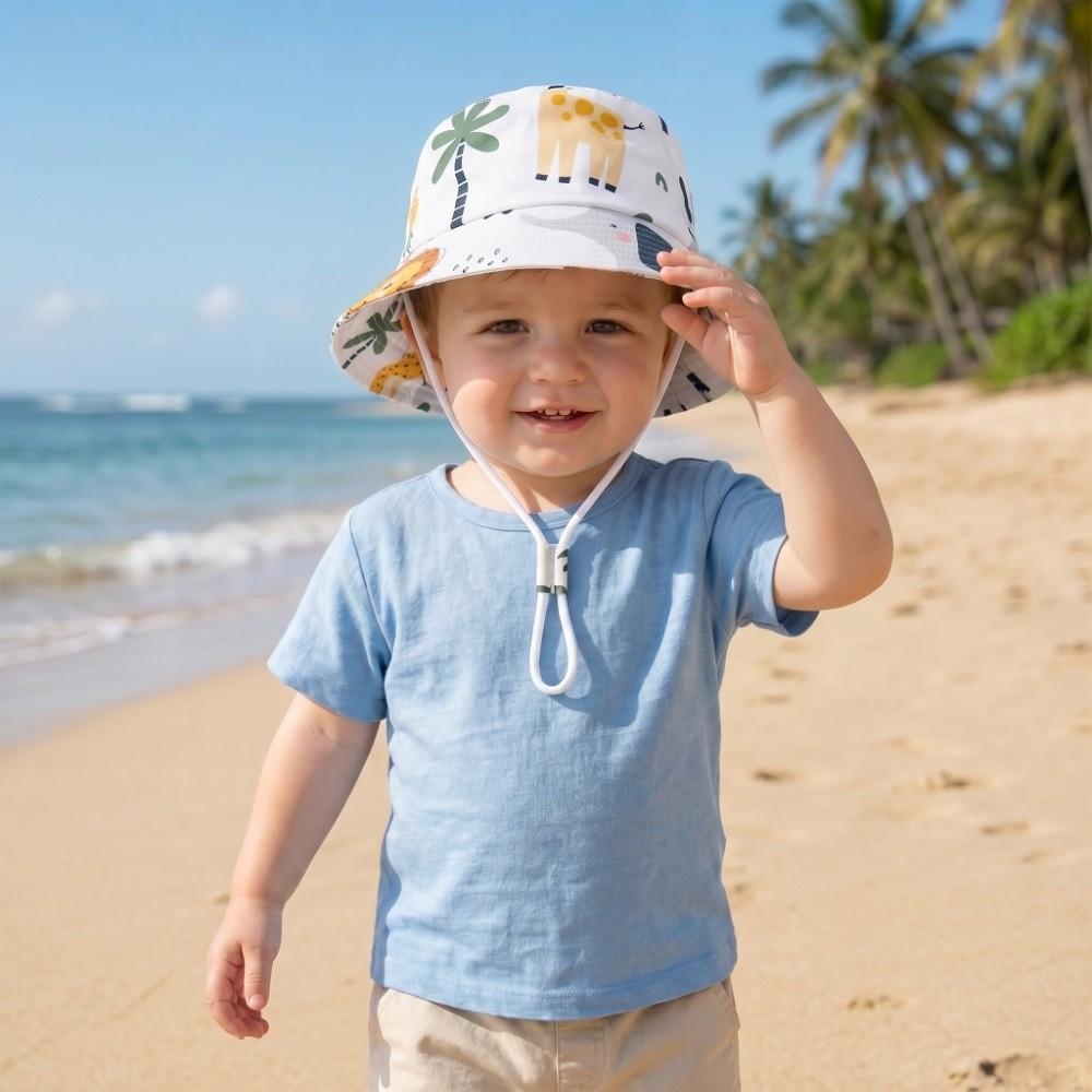 UV Protection Bucket Fisherman Hat Breathable Panama Hat Soft Baby Sun Bonnet  Outdoor Activities