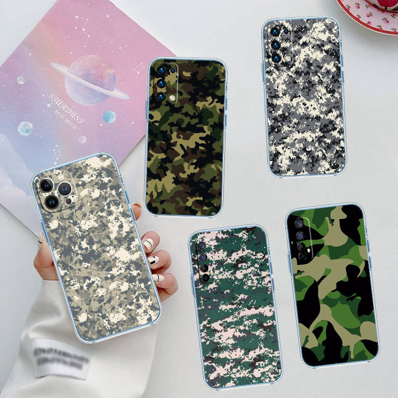 Camouflage Art Case for Motorola G10 G20 G04 E30 E40 E22 E20 E13 E15 G22 G23 G05 G75 G35 G55 E22S E7 G6 G7 G8 G9 Plus Power Play