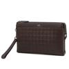 Brown Pattern Cowhide Clutch Bag Dbba5e242w3