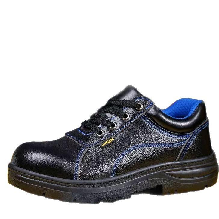 Baotou Anti-smashing and Anti-piercing Summer Breathable Cowhide Rubber Sole Wear-resistant Electric Welding Construction Site Work Shoes
