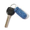 Tubes shape Crystal Rhinestones Pill Organizer Key Ring Bling Pill Bottle Travel Pill Case
