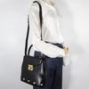 Salvatore Ferragamo 2WAYShoulder Handbag DQ-21 1668 Vintage Black Calfskin Women Used