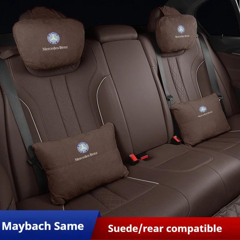 Mercedes-Benz A B C E S R Class GLB GLC GLE AMG CLA CLS SLC GLS SLS ML Car Headrest Neck Support Lumbar Rest Cushion Neck Pillow CJ7