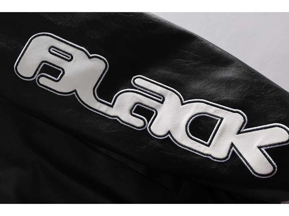 Men's American Racing Style Leather Jacket - Streetwear, Stand Collar, Cool Hip-Hop High Street Trend, Motorcycle Outerwear.