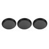 3 Pcs Non Stick Baking Pan 10in Pizza Baking Pan Multi Function Baking Pan for Cooking