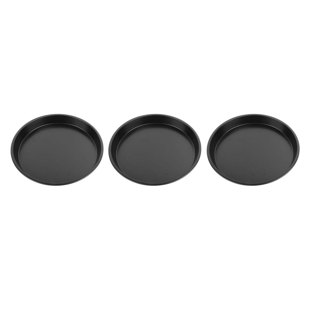 3 Pcs Non Stick Baking Pan 10in Pizza Baking Pan Multi Function Baking Pan for Cooking