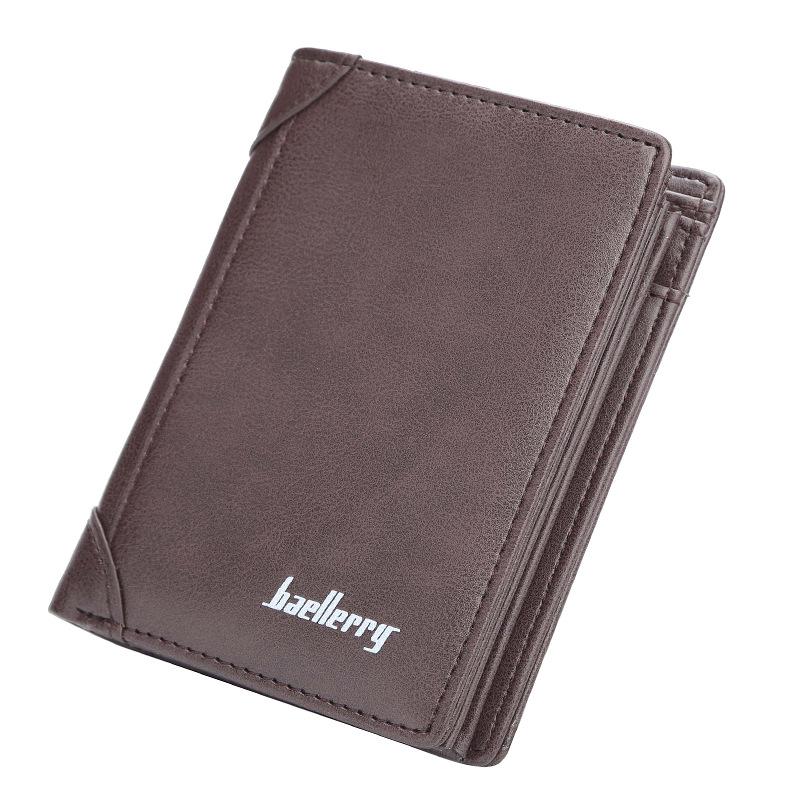 Baellerry Faux Leather Wallet for Men Business Design Card Holder Purse GZW