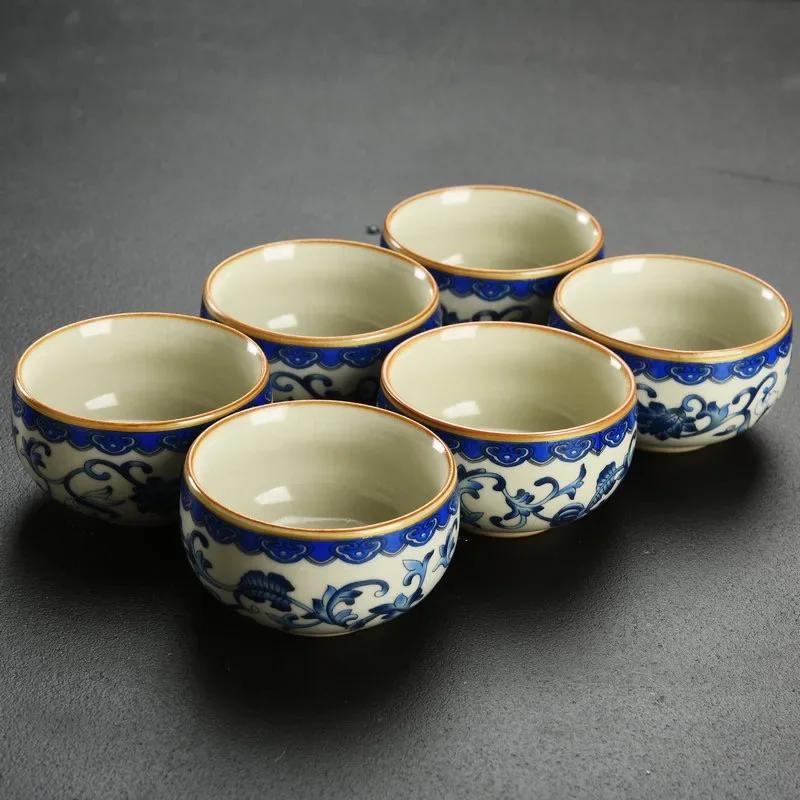 Čínská čajová souprava Keramický čajový infuzér Celadon Konvička Xishi Kung Fu čajová souprava Luxusní sada čajových šálků Čajový stolek Čajové příslušenství