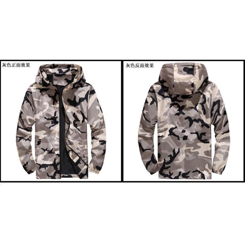 Men S Camouflage Hooded Jacket Outdoor Casual Fashion Coat
