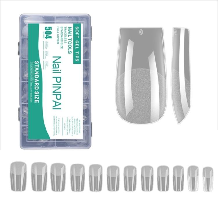 Nail 504pcs Tipssoft Matte False Gel Nail Tips Full Cover Acrylic False Nail Tips Press On Nail For Home Nail Salon