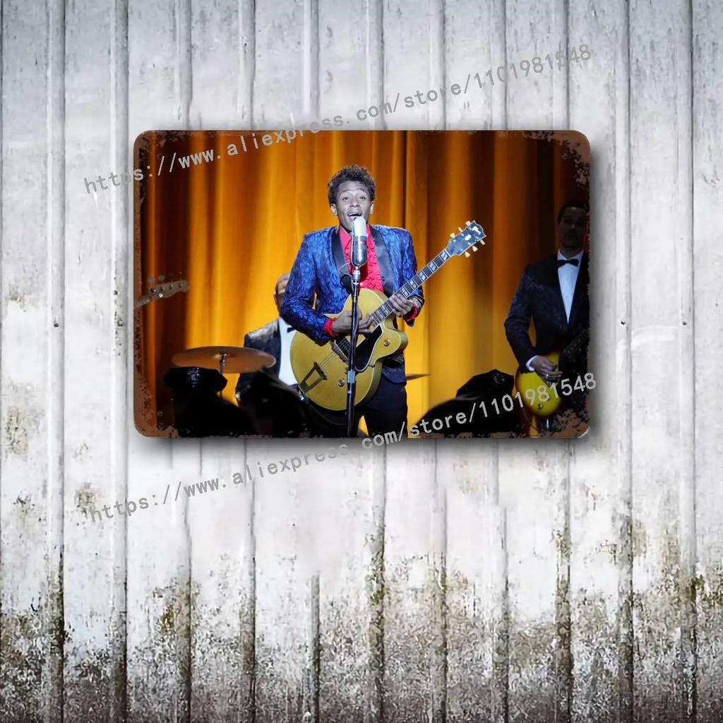 Chuck Berry Band metal Decor Poster Vintage Tin Sign Metal Sign Decorative Plaque for Pub Bar Man Cave Club Wall Decoration