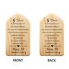 5 Years Anniversary Wind Chime, Happy 5th Anniversary Gift, 5 Years of Marriage, Wood Wedding Anniversary Keepsake for Couples Husband Wife,