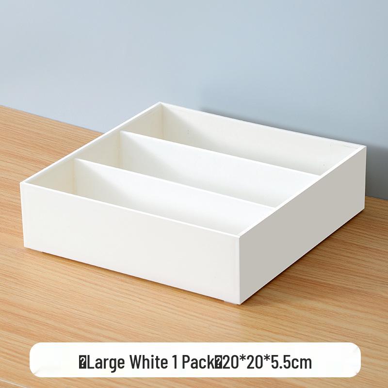 Retractable Organizer Box with Multi-functional Compartments for Underwear, Socks, Drawer, and Cosmetic Storage