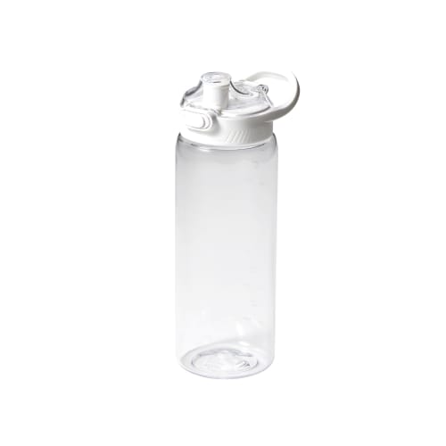 CB JAPAN Santeco Tritan Track and Go Water Bottle with Time Marker and Measuring Pad, White, One-Touch, Lightweight