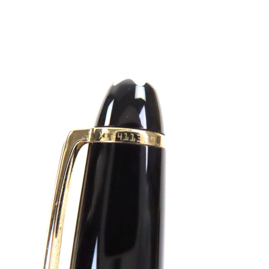 Excellent MONTBLANC Fountain Pen Meisterstück Classic Black Gold 14K Mens Used