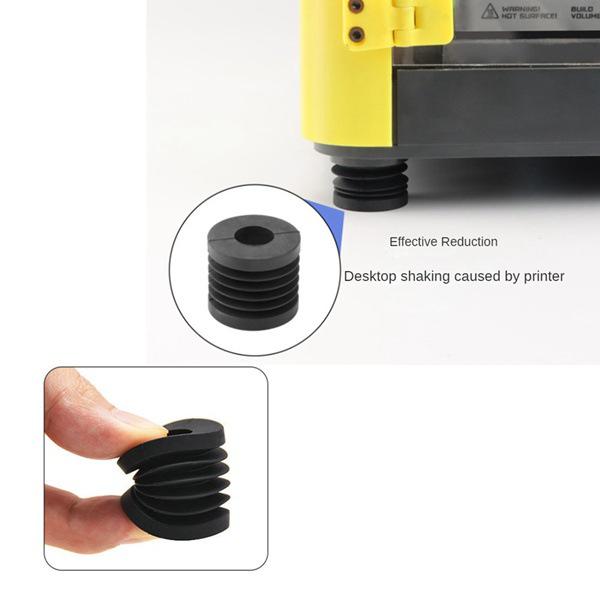 3D Printer Rubber Foot Pads, Shock Absorbing, 8 Colors: Black, Vibration Reduction