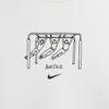Nike Men's Casual Crewneck Pullover Long-Sleeve Sweatshirt White