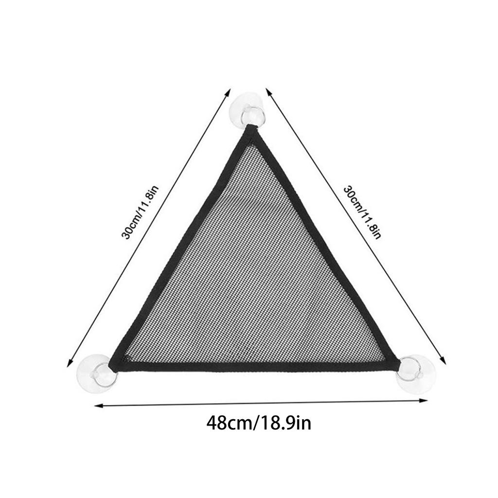 2Pcs Bearded Dragon Hammock with Suction Cup Breathable Mesh Reptile Hanging Bed for Chameleon Gecko Reptile Accessories