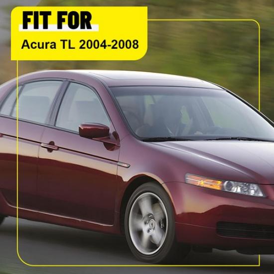 Black Window Trim Kit Pillar Posts 6PCS Door Trim FOR Acura TL 2004-2008 2005 I