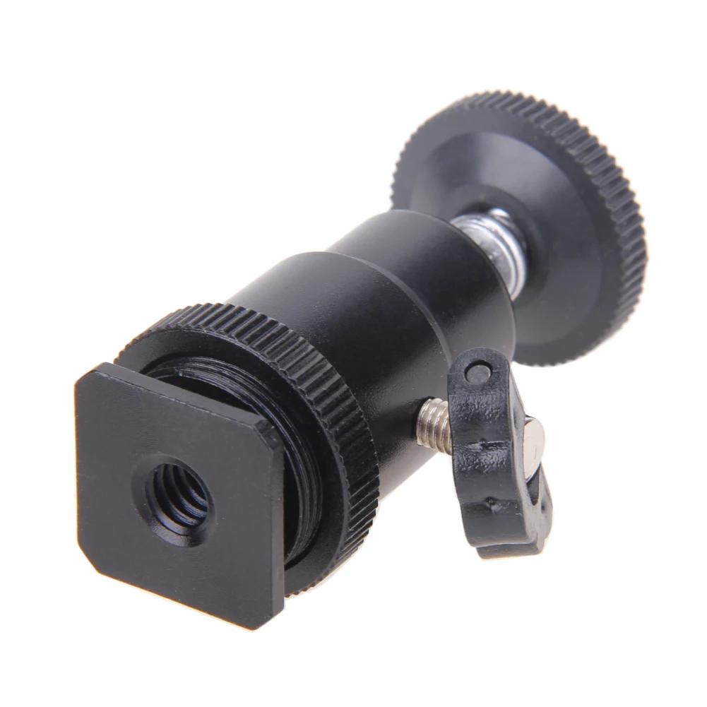 5/4/3/2/1PCS Ball Head For Camera Tripod LED Light Flash Tripod Bracket Holder Mount 1/4 Hot Shoe Adapter Cradle  for Canon Niko