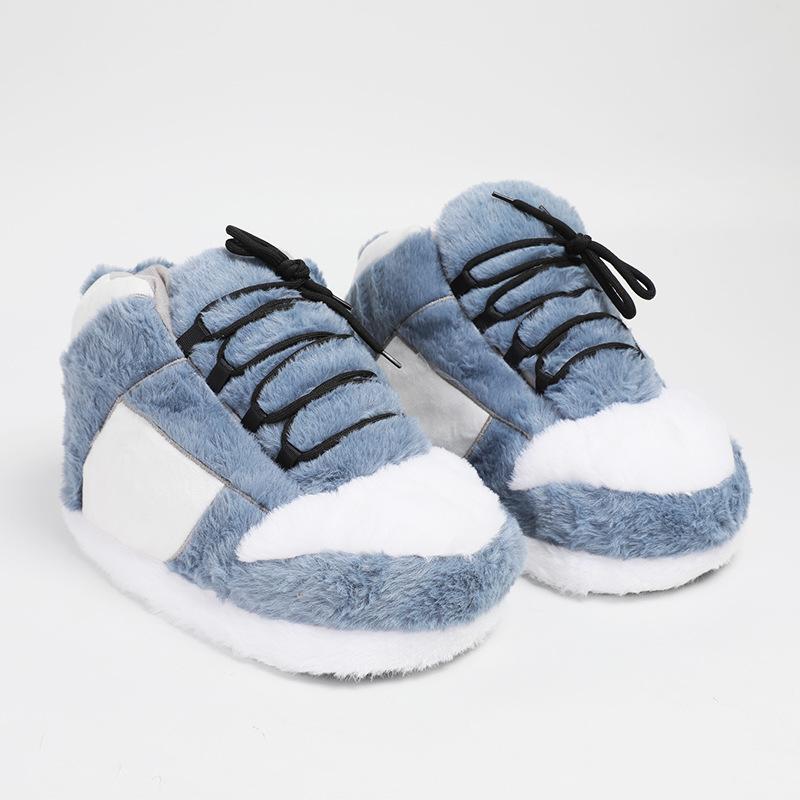 Теплые домашние плюшевые тапочки одного размера Женские/Мужские Зимние хлопковые тапочки Женские Мужские Поролоновые кеды Хлебные Толстые тапочки One size