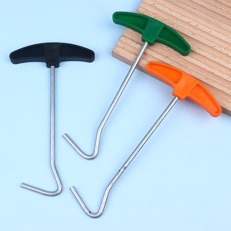 1Pcs Outdoor Portable Tent Nail Puller Alloy Puller Perfect For Ground Tarps, Camping, Gazebo Tent Accessories Garden Tools