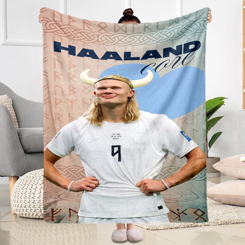 Haaland 167 Blanket Soft Warm Cozy Perfect for Bedding Office Chair Livingroom for All Seasons Warmthful Decor