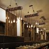 oeny American Retro Industrial Boat Wood Chandelier