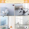 Detachable Feathers Wand 80CM Kitten Toys With Super Suction Cup Cat Teasing Wand  Cat Accesorios