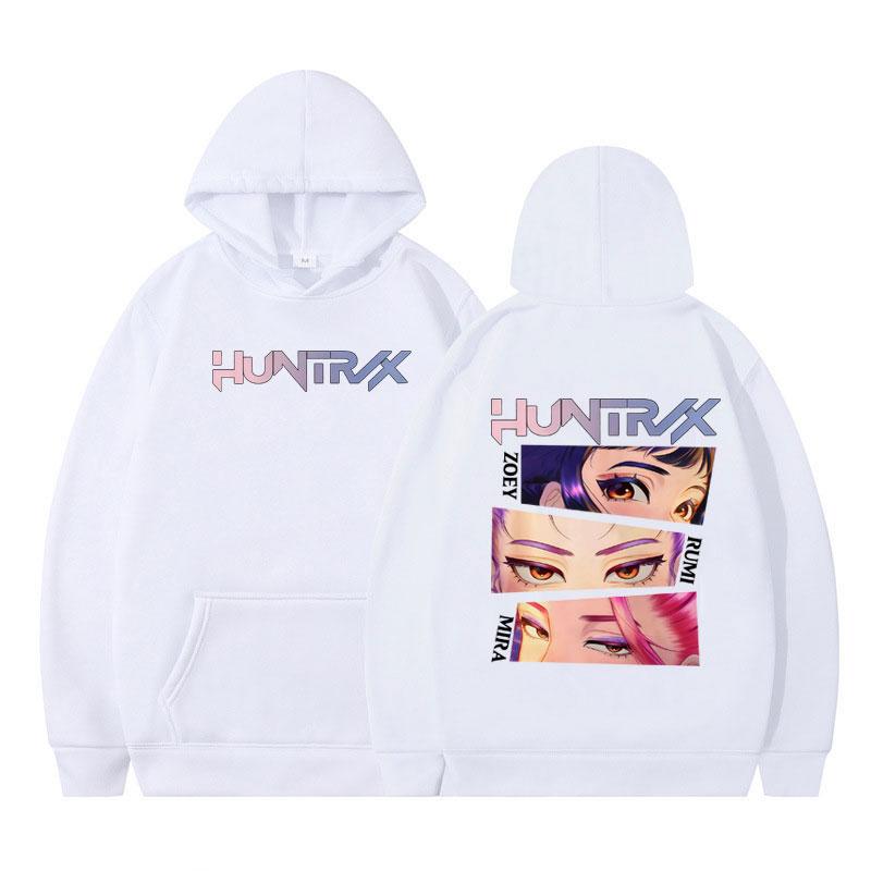 Kpop Lovci démonů Harajuku Grafické mikiny Pánské Dámské Módní Mikiny Dlouhý rukáv Oversized Ležérní Pulovry Streetwear