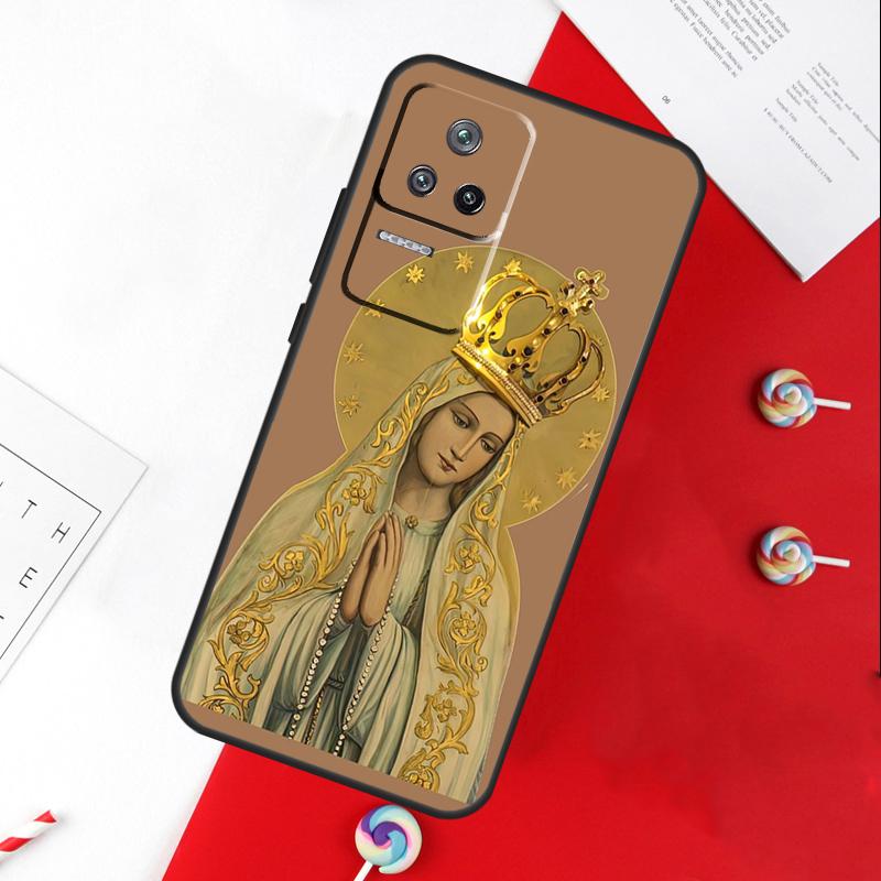 Immaculate Virgin Mary Jesus Cover For Xiaomi 13T 11T 12T 14T Pro 13 14 15 Ultra POCO X7 Pro X3 X5 X6 F5 F6 M6 Pro Case
