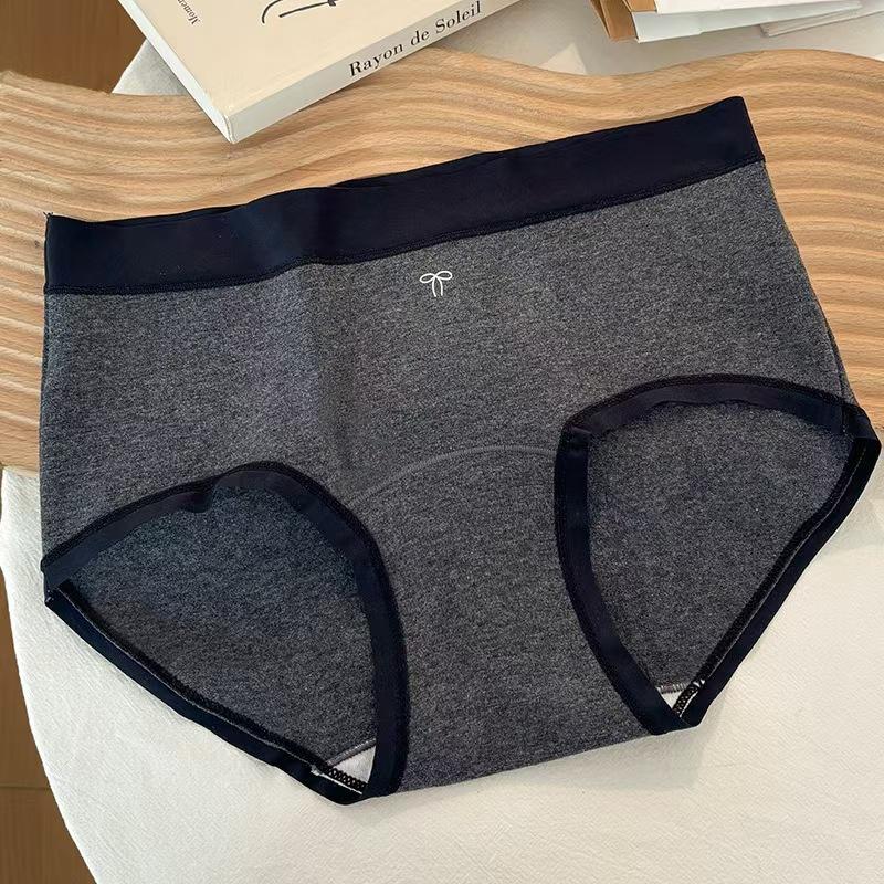 

Plus Size Women s New Spring and Summer Cotton Extended Crotch Trackless Briefs XL деревне вугілля