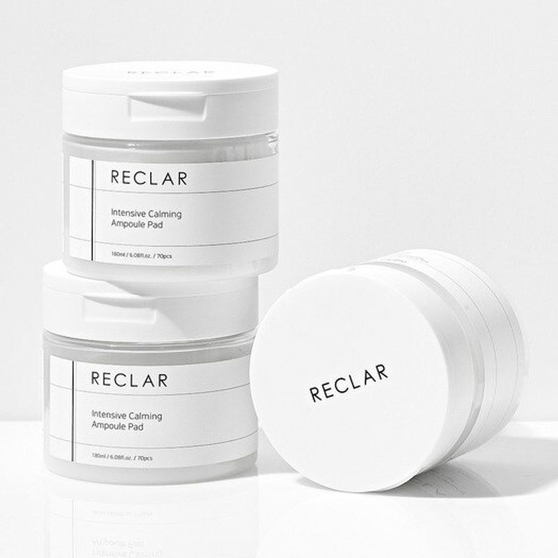 RECLAR Интенсивно успокаивающие ампульные диски 70 шт. Intensive Calming Ampoule Pad
