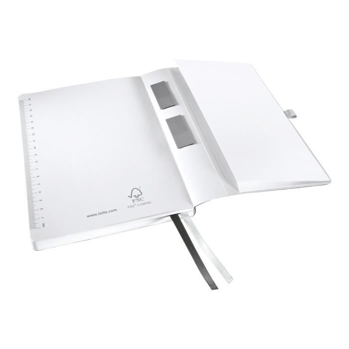 Cahier A5 - ESSELTE - Leitz Style - 80 feuilles - Noir satiné - 90 g/m²