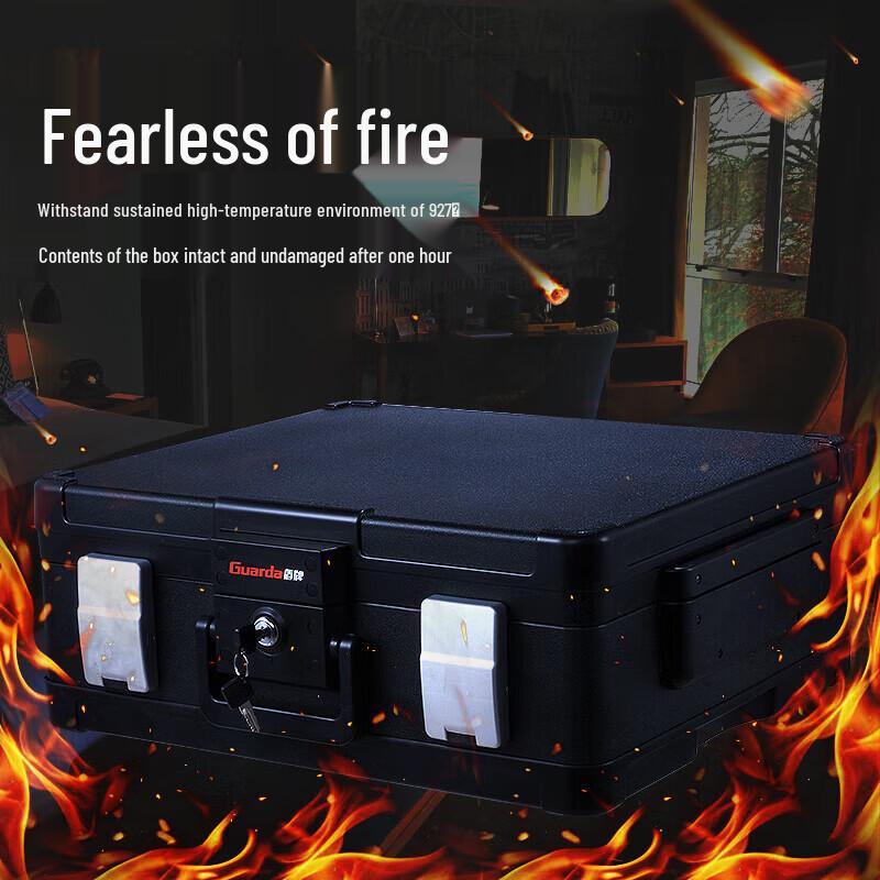 GUARDA 1104C Portable Fire & Waterproof Key Lock Safe