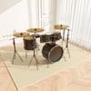 Simple Solid Piano Drum Carpet Thickened Shock Absorption Sound Insulation Non-slip Mat Light-luxury Living Room Bedroom Rug