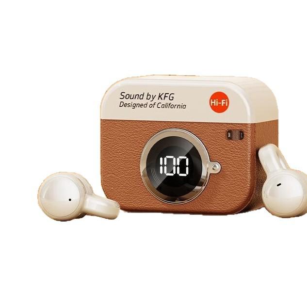 Q87 Retro Clip-On True Wireless Bluetooth Earbuds for Sports and Running