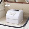 Trunk Storage Box, Leather Creative Design Storage Box for Organizing Various Items, Supports Customization