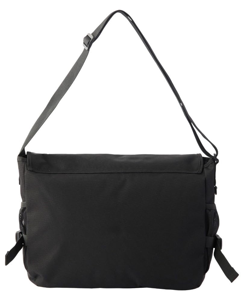X-girl Oval Logo Bungee Cord Messenger Bag (105251053007) Black, One Size