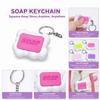 Stress Relief Calming Keychain Keys Soap Fidget Toy Keychain  Decompression Gift