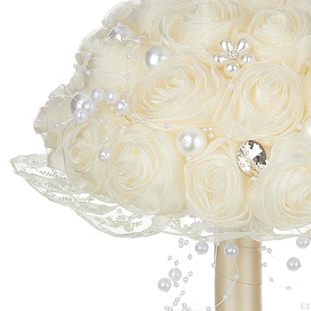 Artificial Rose Bouquet for Weddings, Tossing Flowers Celebrations