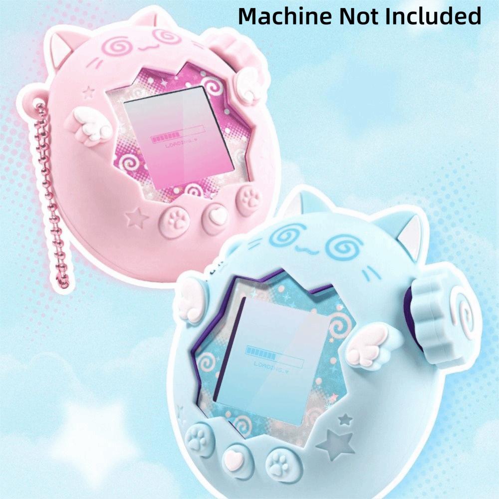 With a Knob Cover Protective Shell for Tamagotchi Paradise Electronic Pets Game Toys