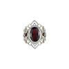 Citrine Gemstone Ring: 925 Sterling Silver, Vintage Style