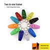 Pet Training Whistle & Clicker: Multi-Functional Dog Trainer with Keychain.