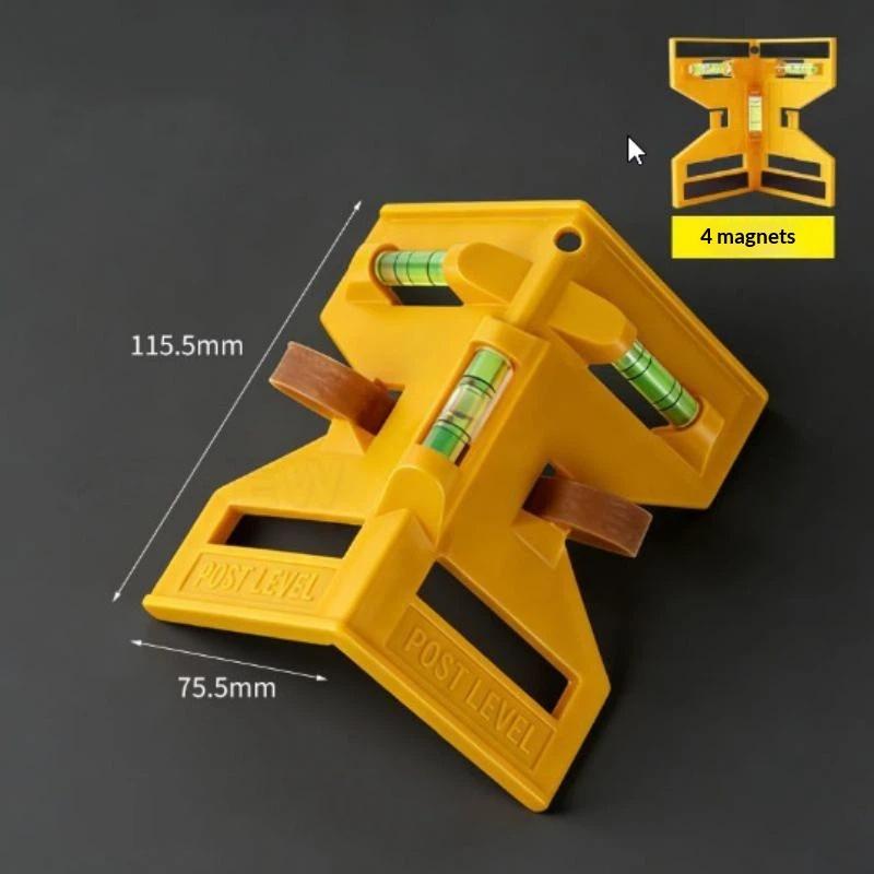 Magnetic Column Level, Adjustable Folding Column Level With Elastic Ring Level, Suitable For Pipeline Tree Columns