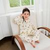 Children's 100% Cotton Gauze Pajama Set for Spring/Summer - Loose, Thin Long Sleeve for Boys and Girls