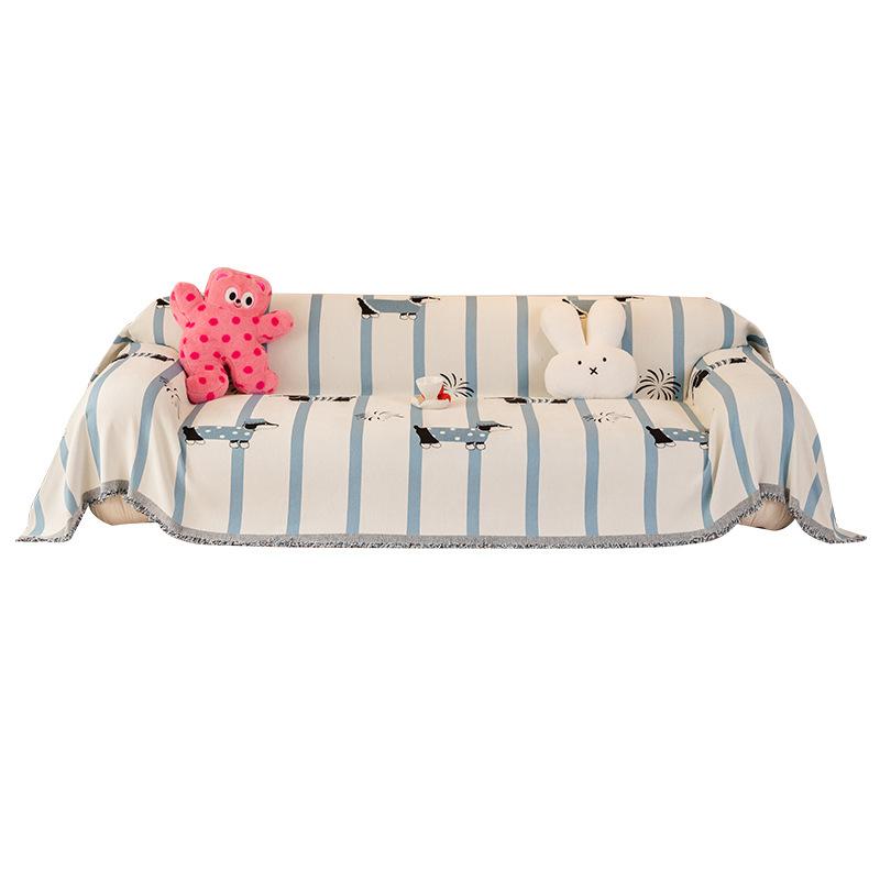 Dopamine Cartoon Sofa Cover, High Sense  New Sofa Towel, A Whole Full Cover Sofa Cushion Cover