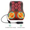 Electric Neck Massager with Heat Heated Back Massager with Remote Control 3D Deep Tissue Kneading Pillow for Neck Back Shoulder