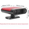Car Heater 24V Auto Portable Cooling Heating Fan Air Purify Winter Windshield Defogger Defroster Demister with Mat